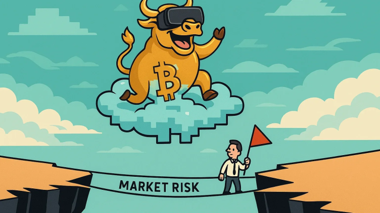 Crypto trading chart showing volatility in the market.
