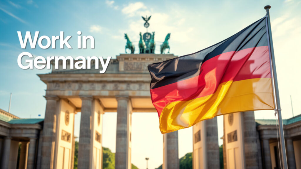 Job opportunity in Germany for English-speaking construction workers with paving and internet cable installation roles.