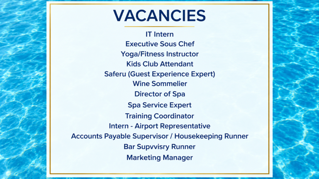 New hotel jobs in Dubai 2026 – multiple hospitality vacancies