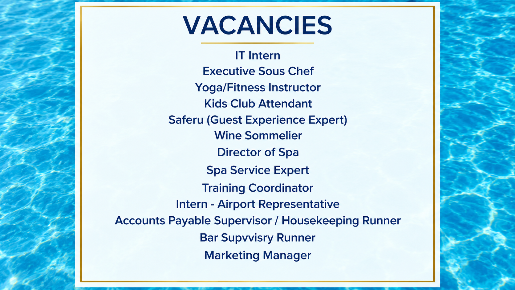 New Hotel in Dubai Announces Multiple Job Vacancies – Apply Now